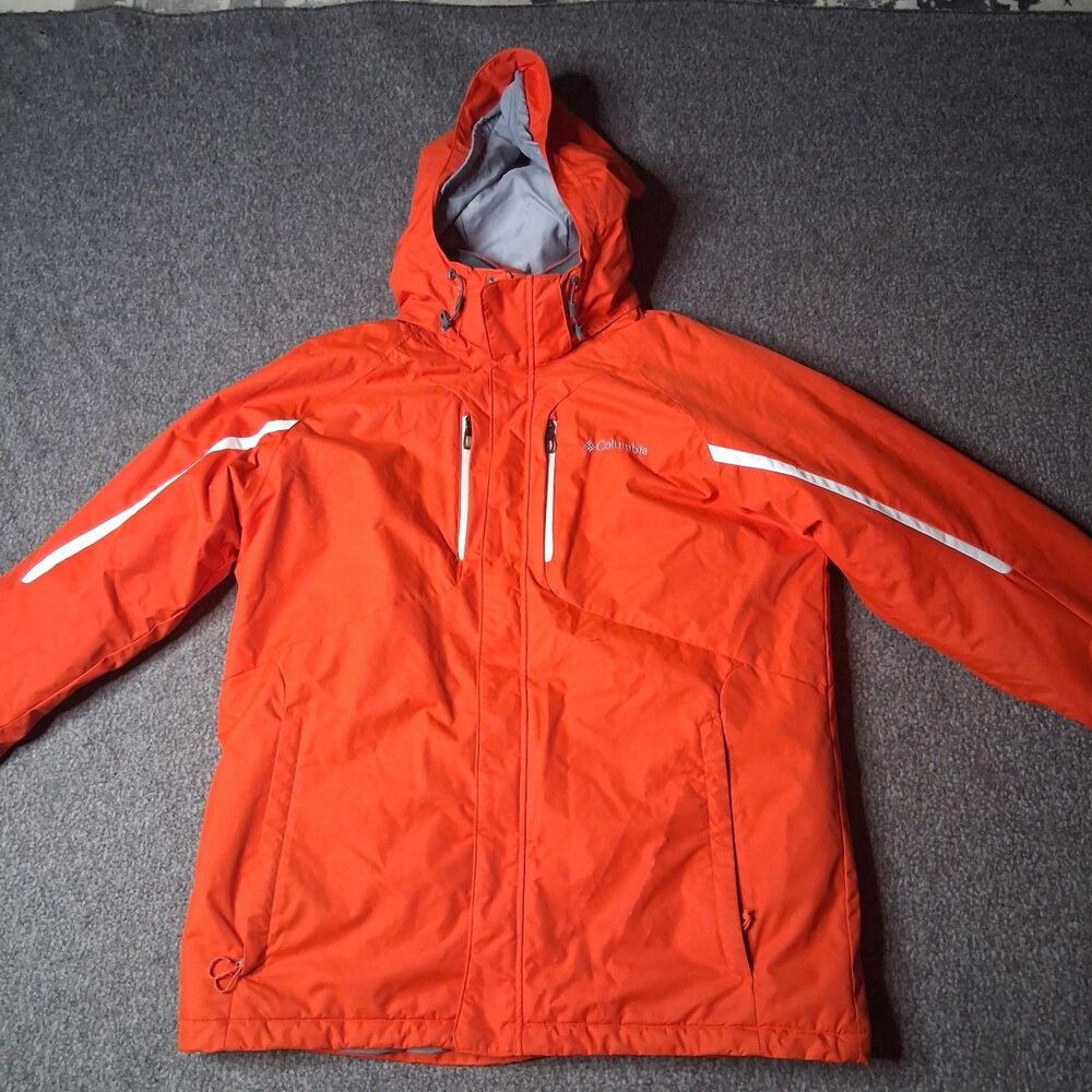 Columbia Women's Omni-Heat Waterproof Ski Jacket Orange Size L - Picture 3 of 16